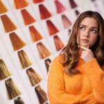 donna pensierosa e tonalità capelli